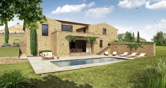 projet de maison à Gordes